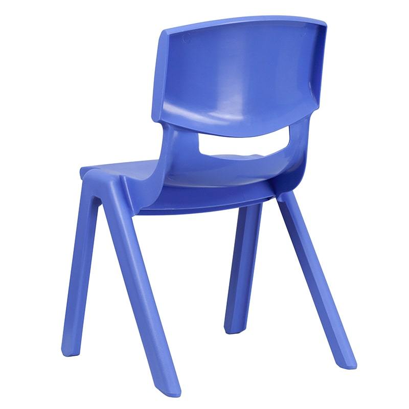 Plastic Stackable School Chair with 15.5'' Seat Height by Flash Furniture