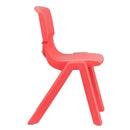 Plastic Stackable School Chair with 15.5'' Seat Height by Flash Furniture