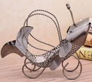Wine Holder Stainless Steel Wine Rack Modern Metal Wine Rack Fish A