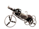 Bronze Tricycle Wine Rack Storage Organizer Display Champagne