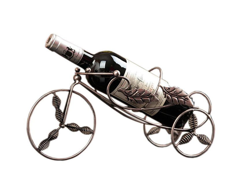 Bronze Tricycle Wine Rack Storage Organizer Display Champagne