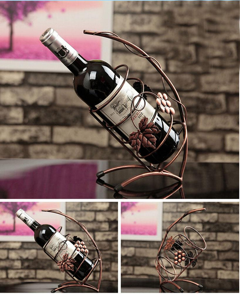 [Kangaroo] Stainless Elegant Wine Rack Storage Organizer Display Holder