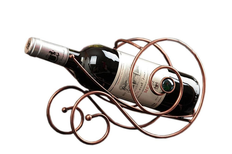 [Snail Shape] Stainless Elegant Wine Rack Storage Organizer Display Holder