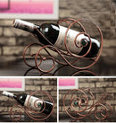 [Snail Shape] Stainless Elegant Wine Rack Storage Organizer Display Holder