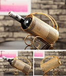 [Sunflower] Gilded Elegant Wine Rack Storage Organizer Display Holder