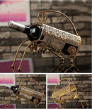 [Gladiator] Gilded Elegant Wine Rack Storage Organizer Display Holder