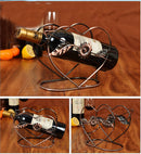 [Heart-shaped] Elegant Wine Rack Storage Organizer Display Holder Bronze