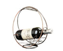 [Roundness] Ironwork Creative Wine Rack Storage Organizer Display Holder Bronze