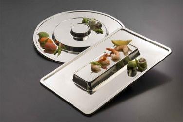 Round 19" 3-Level Mirror Finished Platter (TLP3)