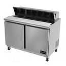 Asber 2 Door Salad Table, 60"