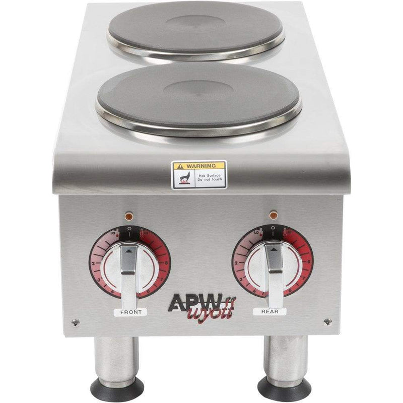 APW Wyott SEHPi-240V Electric 2 Burner Hot Plate - 240V