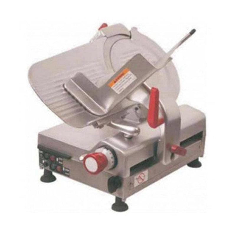 Axis AX-S12BA Automatic Aluminum Meat Slicer - 12" Blade, 0.55 HP, Belt Drive