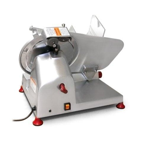 Axis AX-S12U Ultra Manual Aluminum Meat Slicer - 12” Blade, 1/2 HP, Belt Drive