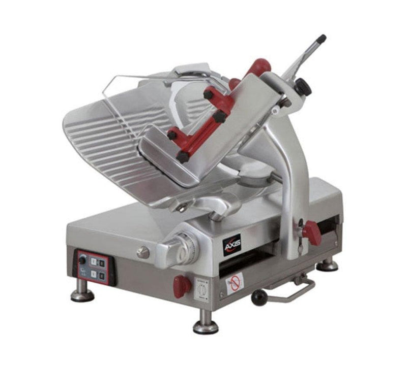 Axis AX-S13GA Automatic Aluminum Meat Slicer - 13" Blade, 3/5 HP, Gear Drive