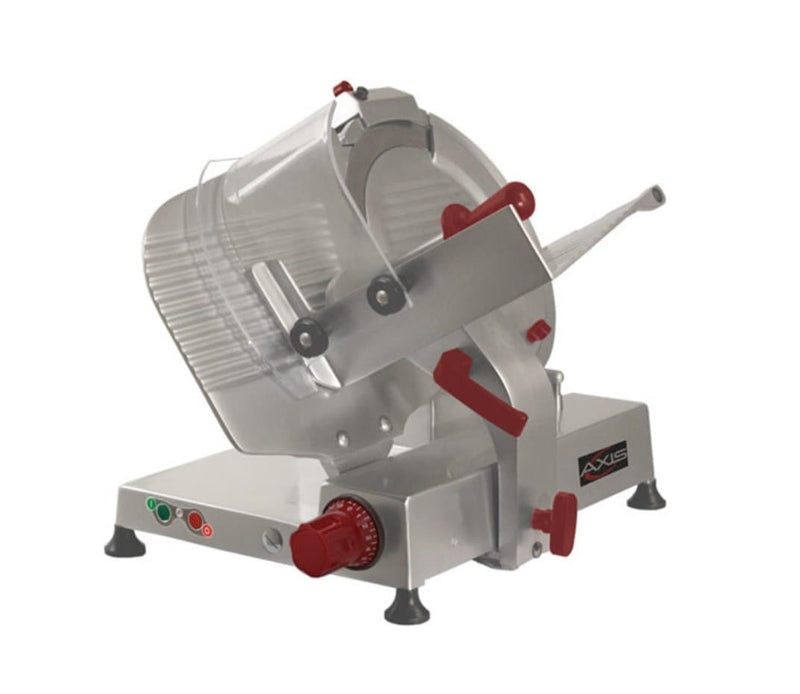 Axis AX-S14U Ultra Manual Aluminum Meat Slicer - 14” Blade, 1/2 HP, Belt Drive