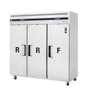 Everest ESRF3 3 Door Upright Reach-In Dual Temp