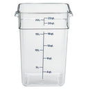 Cambro 22SFSCW 22 Qt Cam-Wear Square Container