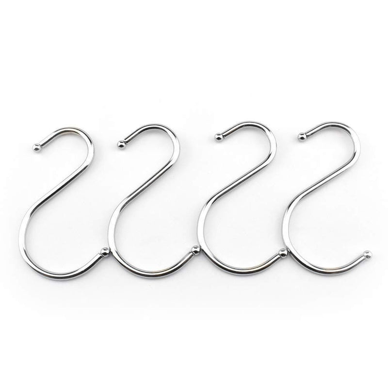 Canarac Chrome/Black Epoxy "S" Hooks - Sold Individually