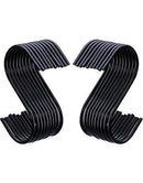 Canarac Chrome/Black Epoxy "S" Hooks - Sold Individually