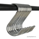 Canarac Chrome/Black Epoxy "S" Hooks - Sold Individually