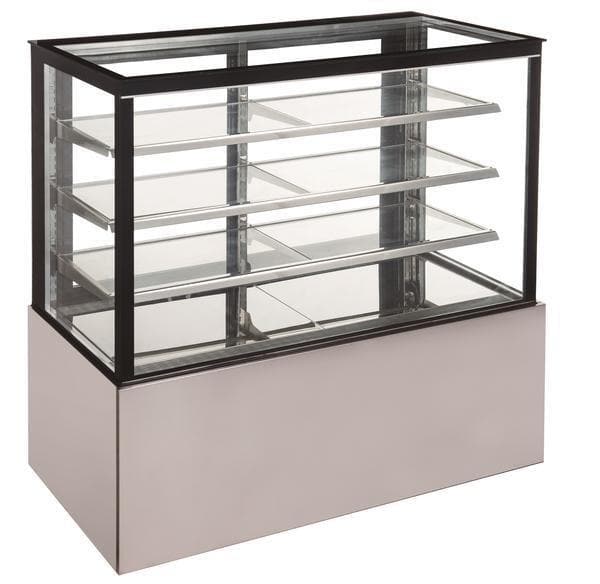 Canco PC-59-3 Flat Glass 3 Tier 59" Refrigerated Pastry Display Case
