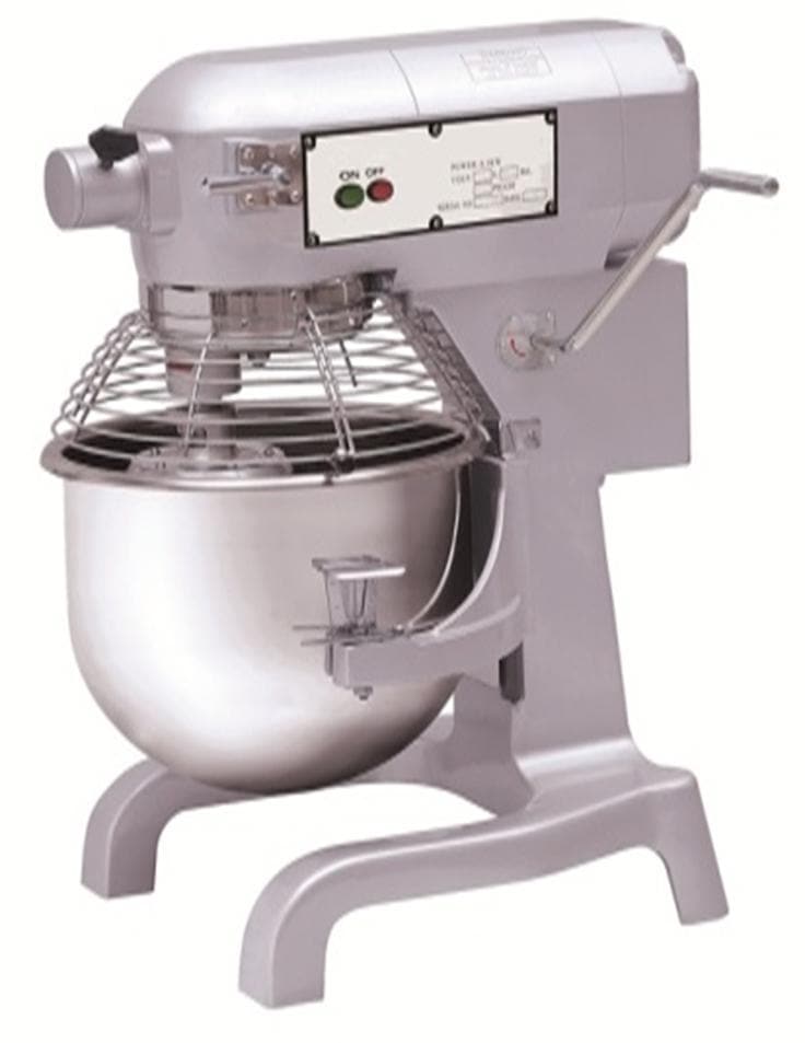 Canco HLM-20B Commercial Planetary Stand Mixer with Attachment Hub - 20 Qt Capacity, 110V-Single Phase