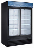 Canco MSR-1270 Double Sliding Door 53" Wide Display Refrigerator