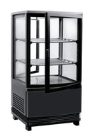 Canco RT-58L-2R Counter Top Four Sided Glass Door Display Refrigerator