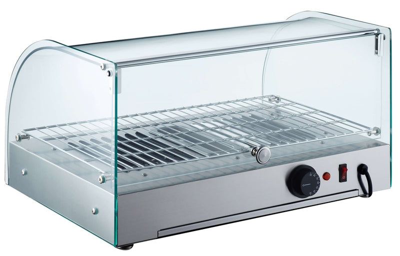 Canco RTR-25L Curved Glass Display 22" Food Warmer