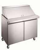 Canco SPM36-12 Double Door 36" Mega Top Refrigerated Sandwich Prep Table