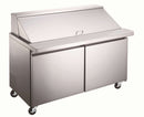 Canco SPM47-18 Double Door 47" Mega Top Refrigerated Sandwich Prep Table