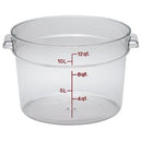 Cambro RFSCW12 12 Quart Round Container
