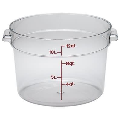 Cambro RFSCW12 12 Quart Round Container