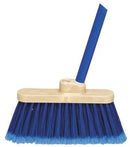 Carlisle 36863-14 48" Duo-Sweep Light Industrial Flagged Blue