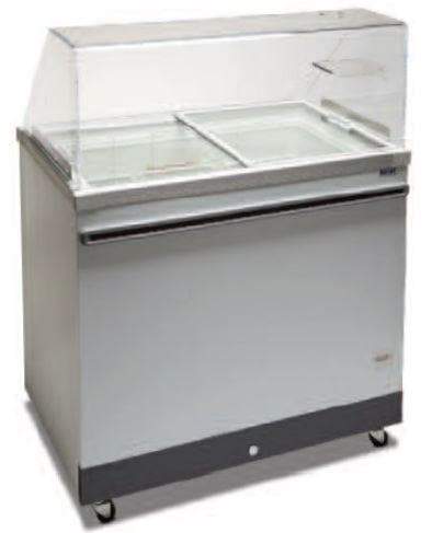 Celco CF59SG 59" Ice Cream Dipping Freezer - 10 Tub or 7 Gelato Pan Capacity