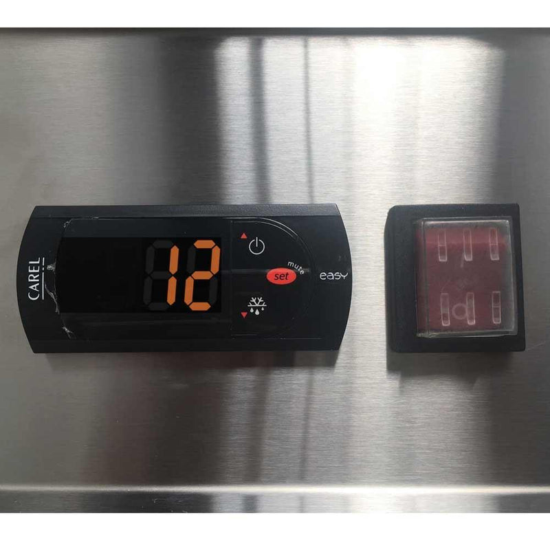 Reach-In Refrigerator 2 glass doors stainless Steel 54" CFD-2RR-G-HC Coldline