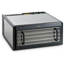 Excalibur 5-tray, Stainless Steel, 26hr Timer, Clear Door