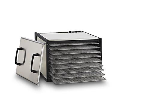 Excalibur 9-Tray Outer Case Stainless Steel w/Stainless Steel Trays