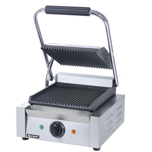 Adcraft SG-811 Sandwich Grill With Grooved Plates