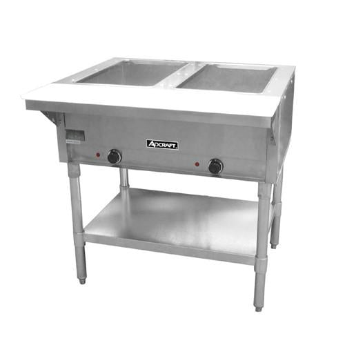 Adcraft ST-120/2 2 Bay Open Well Steam Table