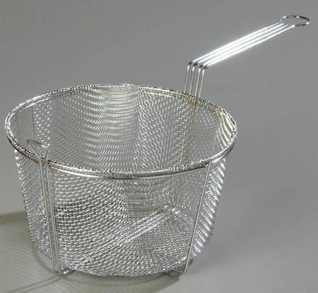 Carlisle 601003 Fryer Basket 13.5"  Round Chrome