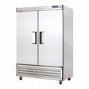 Everest EBSR2 49-5/8" Two Section Solid Door Upright Reach-In Refrigerator