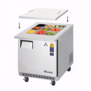 Everest EOTP1 27-3/4" One Section Back Mount Open Top Prep Table
