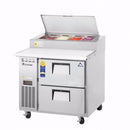 Everest EPPR1-D2 36" Double Drawer Pizza Prep Table