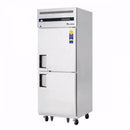 Everest ESFH2 One Section Two Half Door Upright Reach-In Freezer