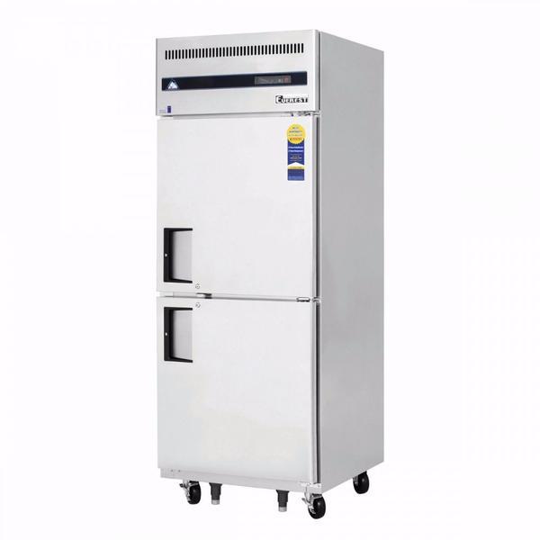 Everest ESFH2 One Section Two Half Door Upright Reach-In Freezer