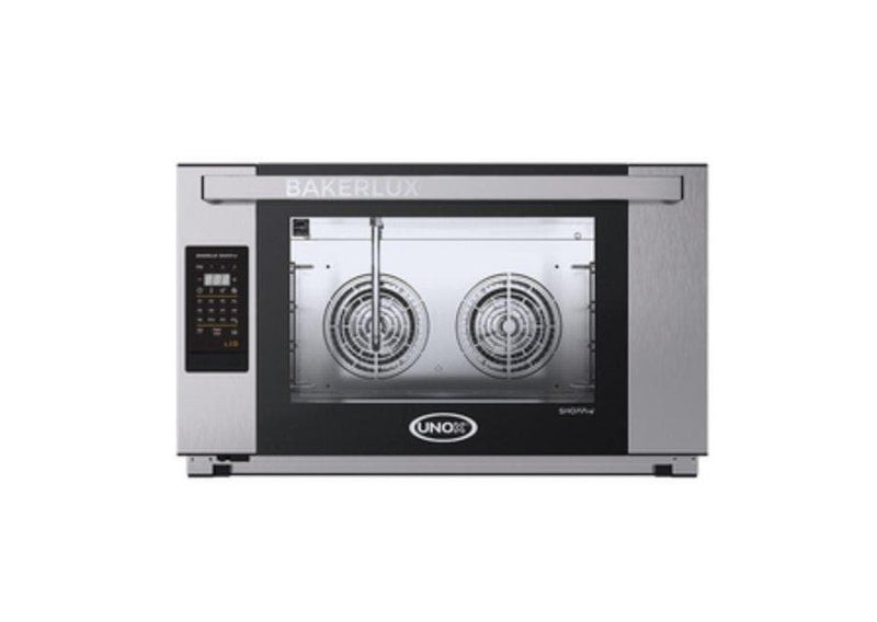 Eurodib Unox XAFT-04FS-ELDV Rosella Electric Digital Counter Top Convection Oven With Humidity - 208-240V, Fits 4 Full Size Sheet Pans