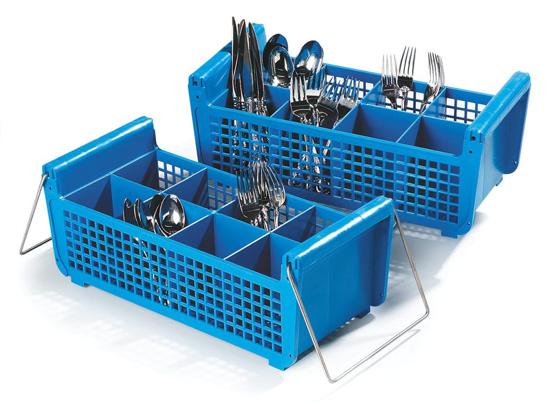 8 Cpt Plastic Flatware Basket with Handles (C32P2-14)