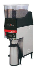 Grindmaster GNB-20H Grind and Brew Digital Coffee Brewer for Air Pot with 2 Bean Hoppers