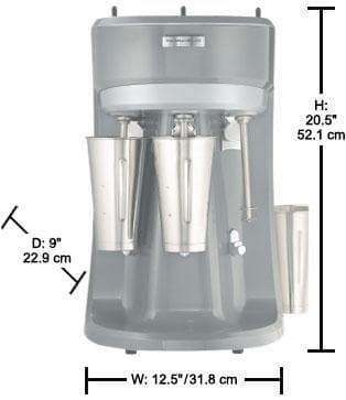 Hamilton Beach HMD400 Series Triple-Spindle Drink Mixer